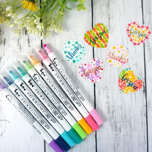 Kuretake Zig Clean Color Dot Pens Water Based Marker, 12 Colors Set (TC-6100/12V)