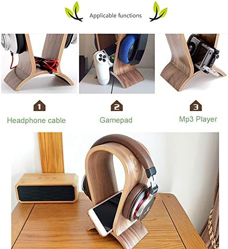 Headphone Stand Wood,Stand for Headphones