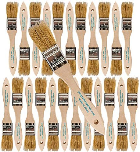 Pro Grade - Chip Paint Brushes - 24 Ea 1 Inch Chip Paint Brush