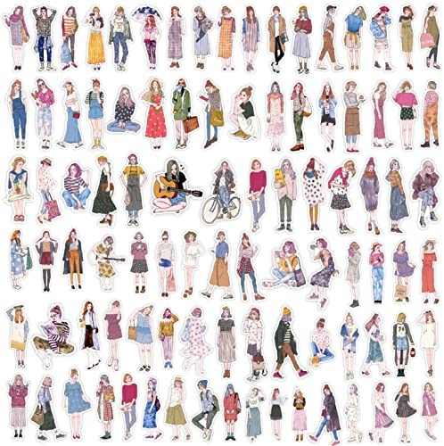 101PCS People Stickers for Scrapbooking Collage Art Embellishments, Planners