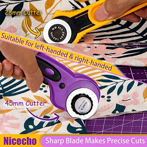 Rotary Cutter Set,Nicecho Sewing Quilting Supplies