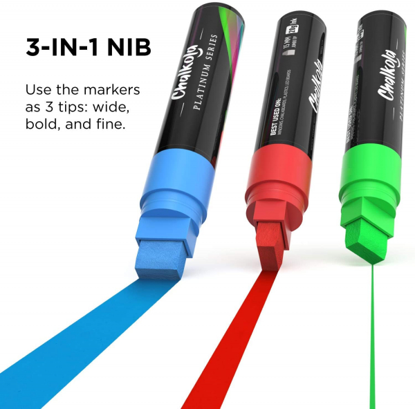 15mm Jumbo 3 in 1 Nib with 28g Ink Window Markers