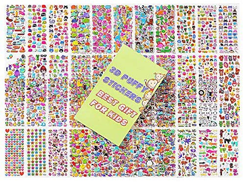 Stickers for Kids, 3D Puffy Stickers