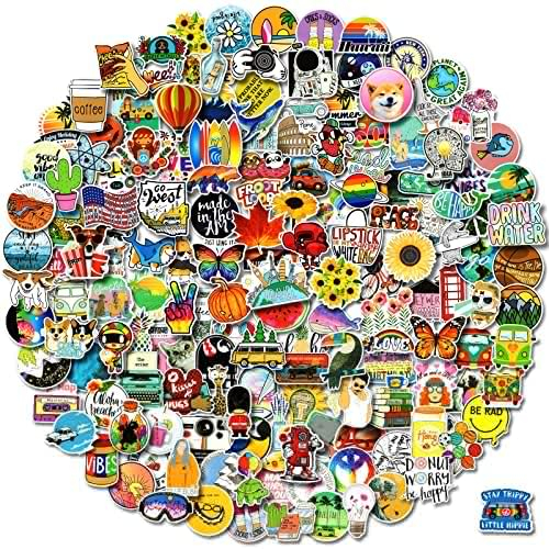 300 PCS Stickers Pack (50-850Pcs/Pack), Colorful VSCO Waterproof Stickers