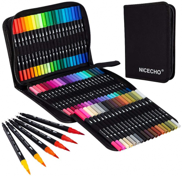 Nicecho Art Markers Dual Brush Pens