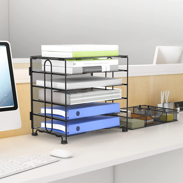 5 Tier Office Desk Organizers and Accessories
