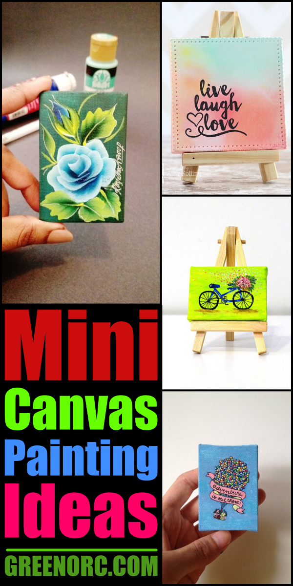  Artkey Mini Canvas, 4x4 inch 24-Pack Small Canvases